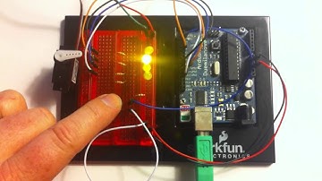 LED Push-button Servo