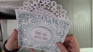 Sari's fun card folding techniques 3 - Z FOLD CARD - tutorial