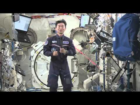 Space Station Crew Member Talks to Hometown Residents In Japan