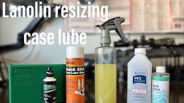 Creating your own resizing case lube