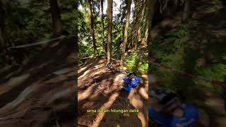 1 Tikungan Lagi ke Finish, Malah Hantam Pohon! #bmx #mtb #crash #fail #cycling #race