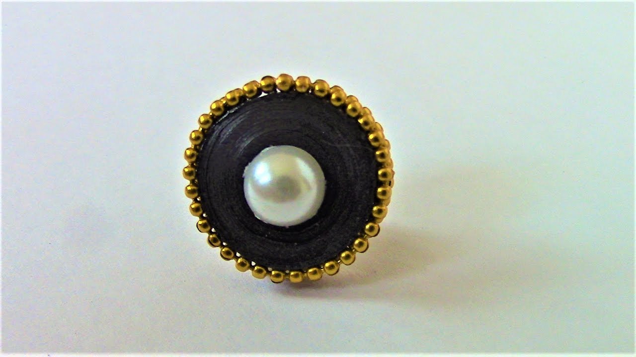 How to make quilling stud earrings / Quilling Earrings / Design 17 YouTube