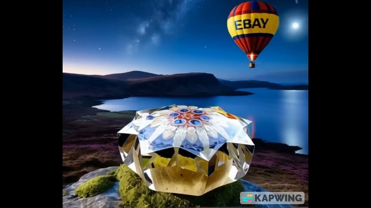 Strathearn P12 Lattacino Star Paperweight Concentric Millefiori SCOTLAND