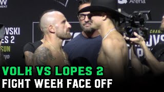 Alexander Volkanovski vs. Diego Lopes FIGHT WEEK FACE OFF