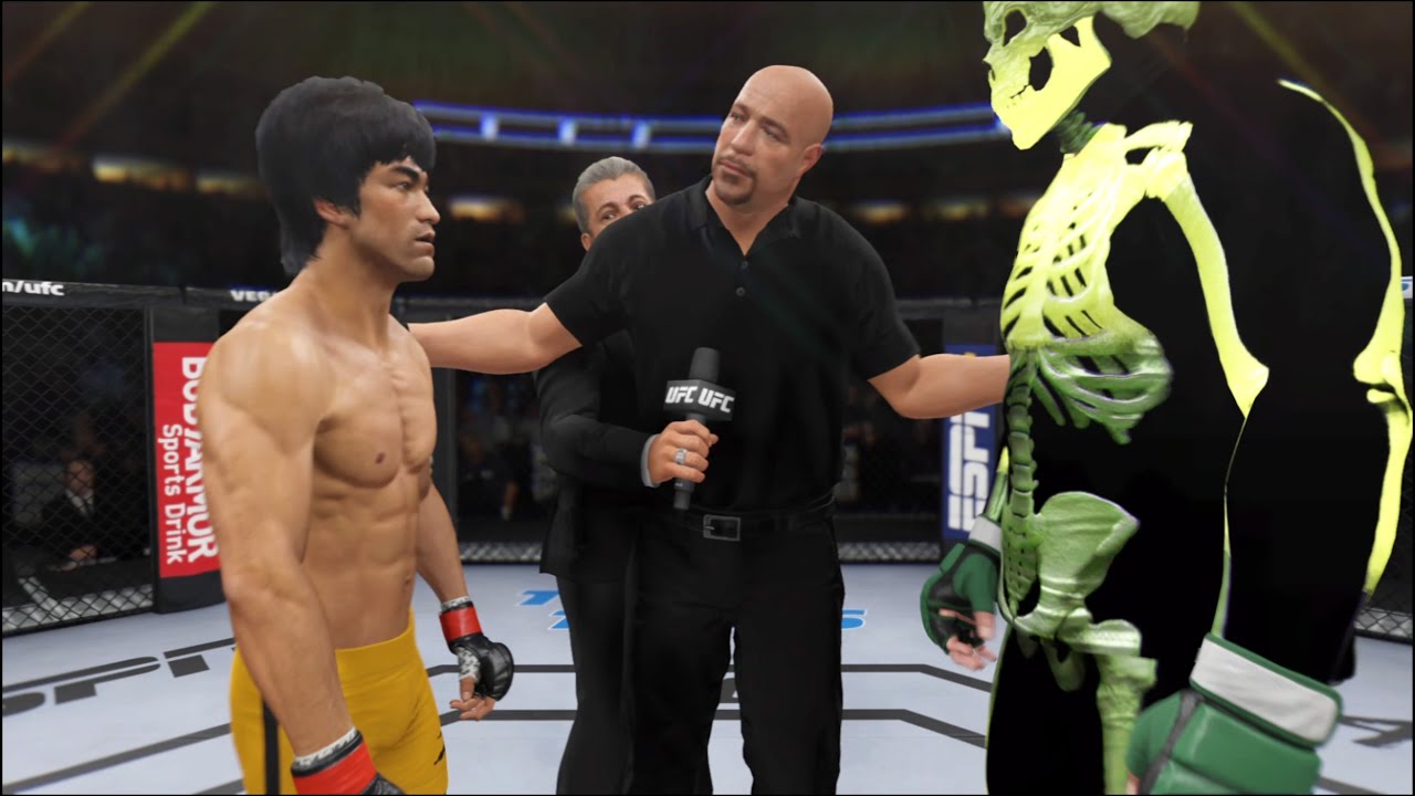 Acid Skull vs. Bruce Lee - EA Sports UFC 4 - Dragon Fights 🔥🐲