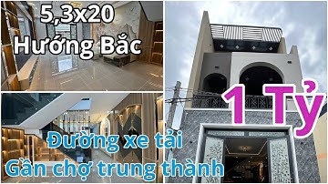 ❤️Bán Nhanh Căn Nhà Đẹp Xây Kiên Cố Hiện Đại Ngay Chợ Trung Thành Cách Đinh Đúc Thiện Chỉ 200m