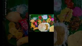 ONAM SADHYA 😍#onam #love #dance