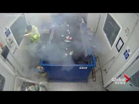 Waste worker's close call with exploding flare a helpful reminder of what can't be recycled