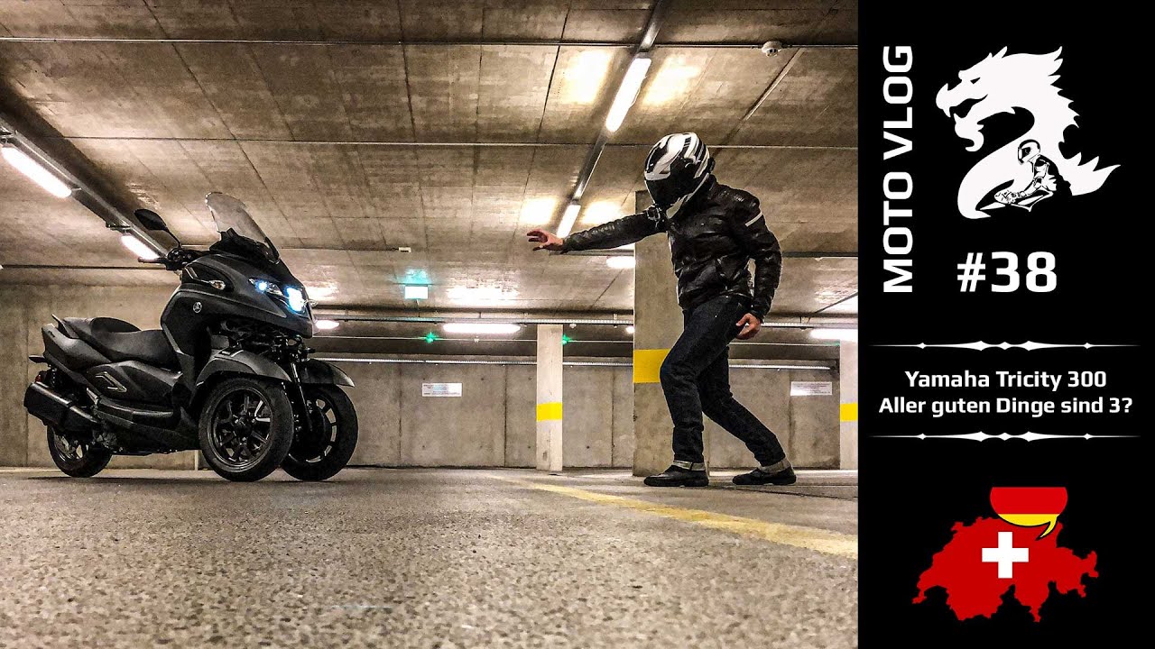 Moto Vlog | Yamaha Tricity 300 2020 im (Landstrassen)-Test | Erstes deutschsprachiges Testvideo