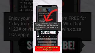 Cell C FREE data everyday #cellc #freedata screenshot 1