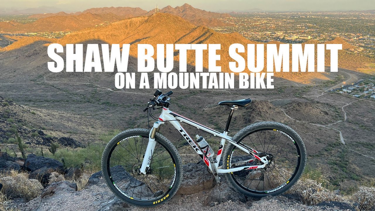 Shaw Butte Summit on a Mountain Bike