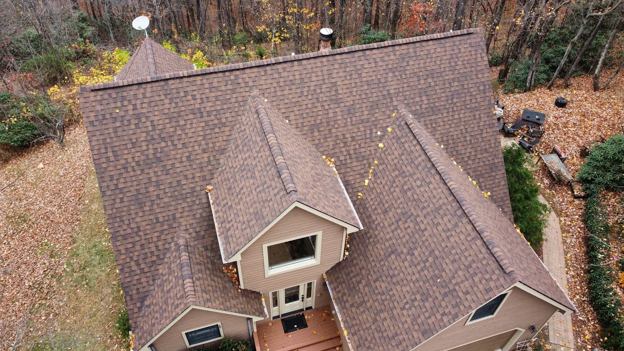 CertainTeed Landmark Shingle Burnt Sienna New Roof Installed YouTube