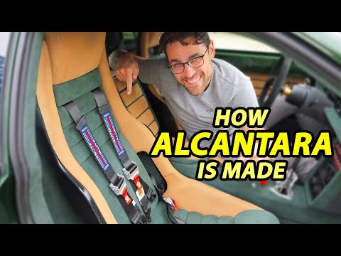 What is Alcantara and how is it made? Exclusive FACTORY TOUR!