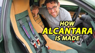 What is Alcantara and how is it made? Exclusive FACTORY TOUR!