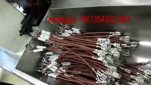 full Automatic ink-jet marking /laser marking label tube insertion crimping machine video