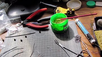 Making Model Railway Station Lamps .... my way