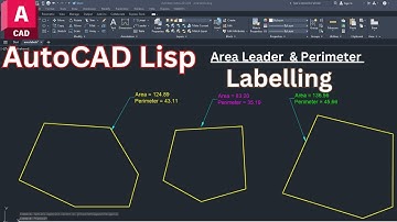 Automating Perimeter and Area Labeling in AutoCAD with LISP Tutorial
