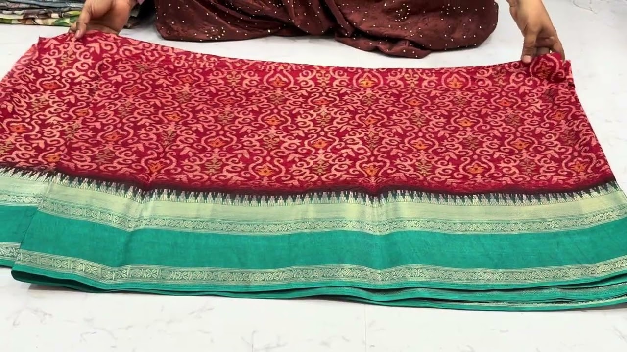 03.03.26 Teachers Cotton Joint Saree Collections (8754625479)