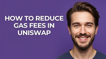 How To Reduce Gas Fees In Uniswap - GUIDE!