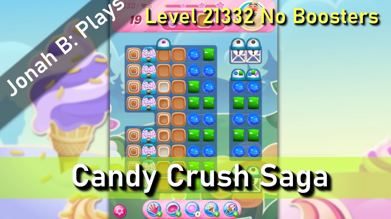 Candy Crush Saga Level 21332 No Boosters