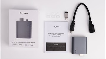 How to Use RayNeo HDMI to Glasses and Charging Adapter