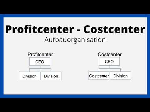 Profitcenter und Costcenter | Unterschied einfach erklärt