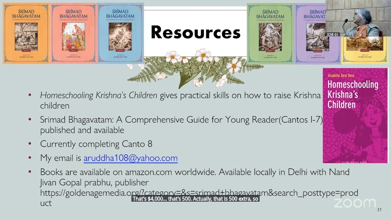 Art of Krishna Conscious Parenting - Aruddha Mataji - Part 2