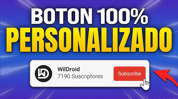 ✅ Cómo Hacer BOTON de SUSCRIPCION de YouTube PERSONALIZADO y ANIMADO 2024