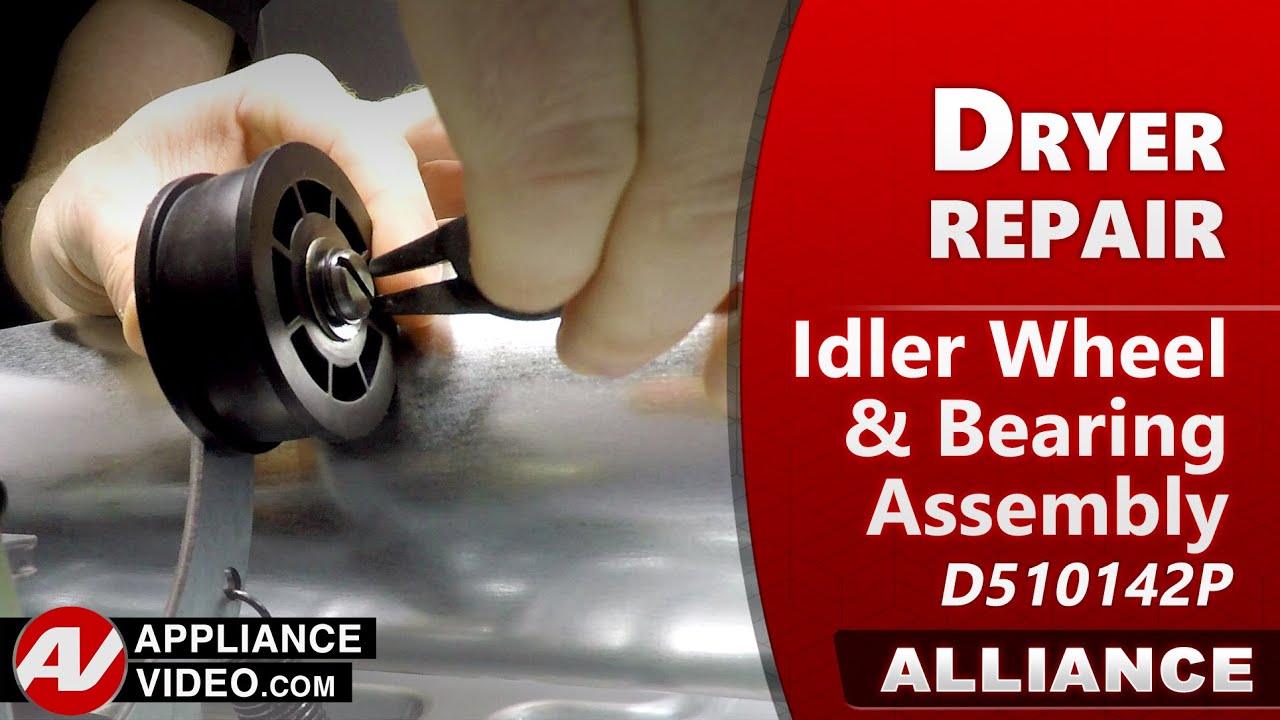 Speed Queen Dryer Noisy During Operation Idler Wheel Repair YouTube
