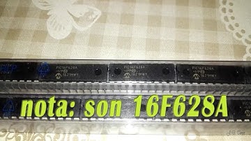 prueba de PIC16F628A compra en Aliexpress
