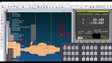 Pieza_Eje 1 - Swansoft CNC Simulator 