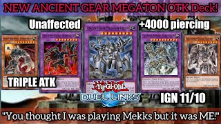 NEW ANCIENT GEAR MEGATON GOLEM OTK | The PvP 'FARMING' Experience [Yu-Gi-Oh! Duel Links]