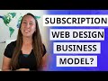 Subscription Web Design Business Model? Here's What to Consider...
