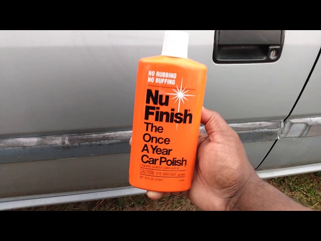 Nu finish once a year car polish if all I had was this would it