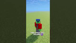 WIRELESS Redstone with A PICKAXE #technoo7 #minecraft #shorts #glitch #enderpearl