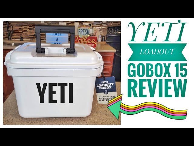 YETI NEW GoBox 15 / Perfect Camping Gear Box 