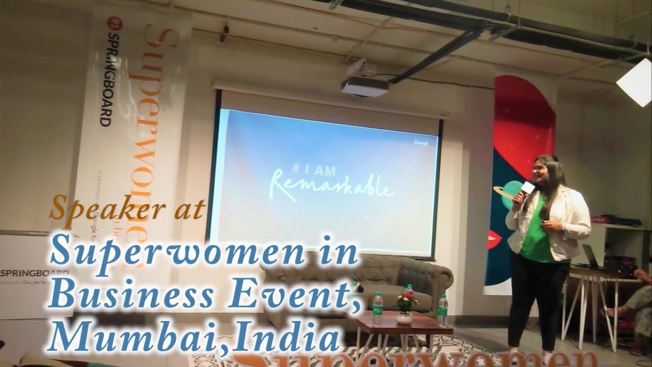 Speaker at Superwomen in Business Event, Mumbai, India