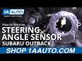 How to Remove Steering Angle Sensor 10-14 Subaru Outback