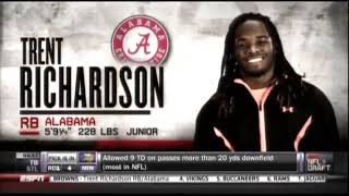 Browns Select RB Trent Richardson (2012 NFL Draft)