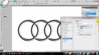 Audi Logo In Photoshop Photoshop Tutorial Logo