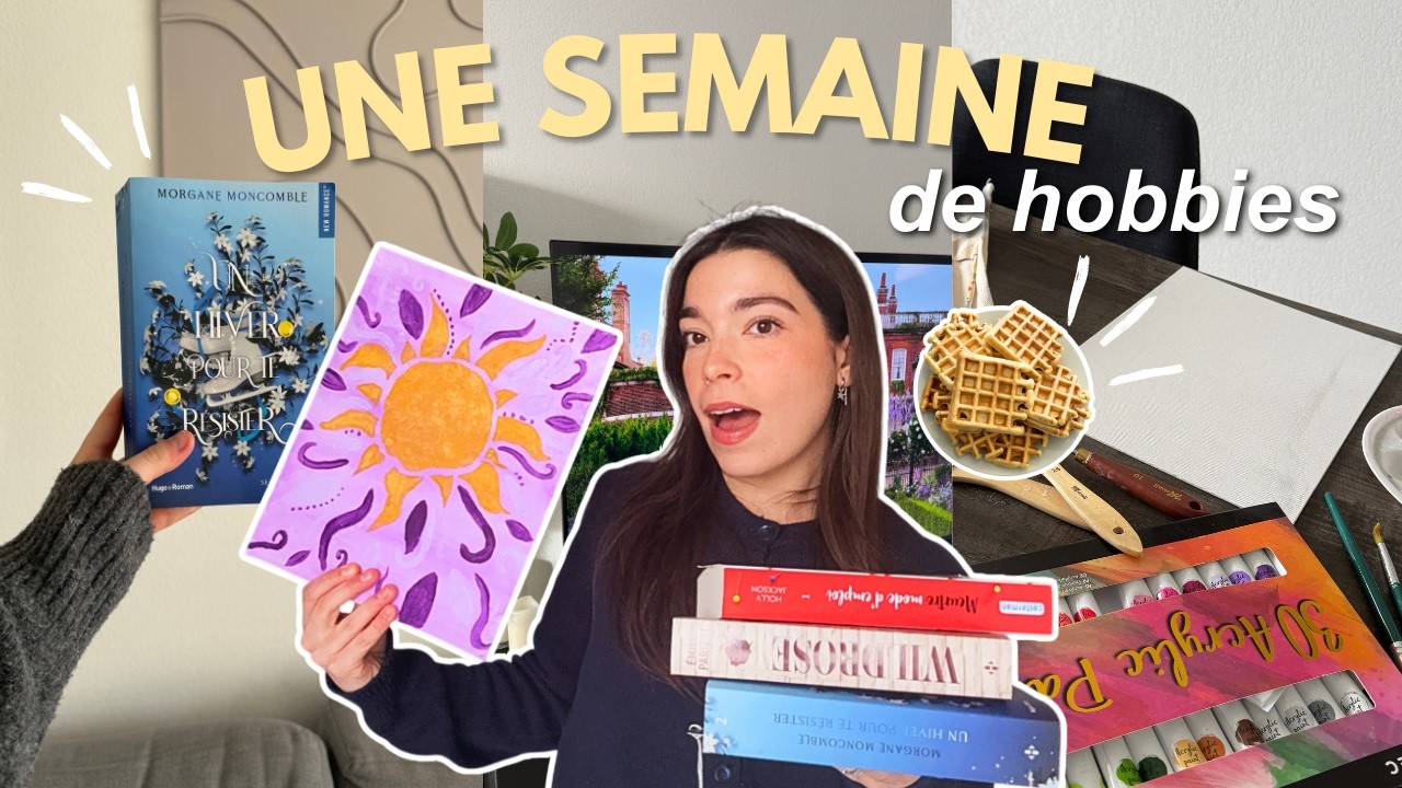 Je remplace mes temps d’écrans par des hobbies 🎀 weekly vlog