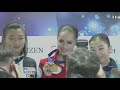 Alina Zagitova World Champ 2019 SP Press Conf B