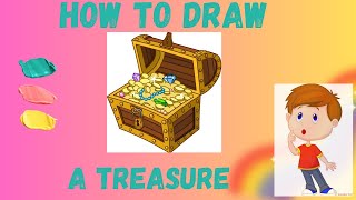 How To Draw A Treasure Chest Folding Surprise