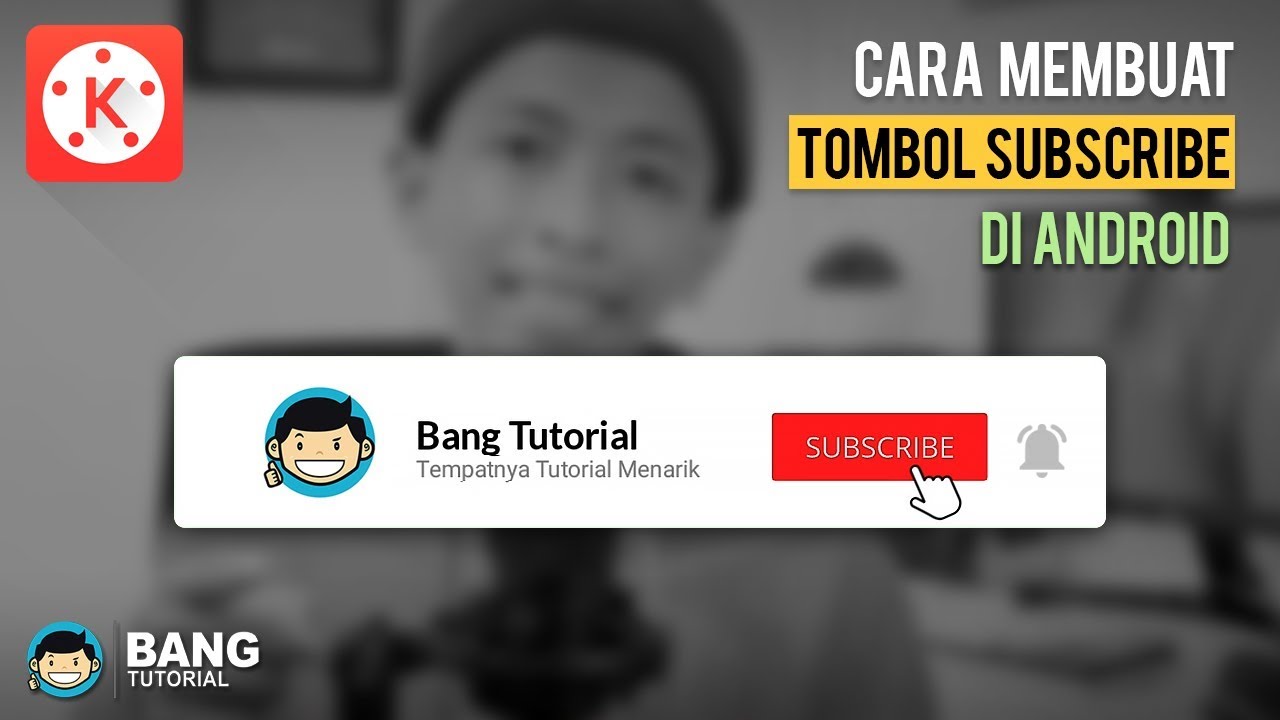 Cara Membuat Animasi  Tombol  Subscribe  dan Lonceng di Hp 