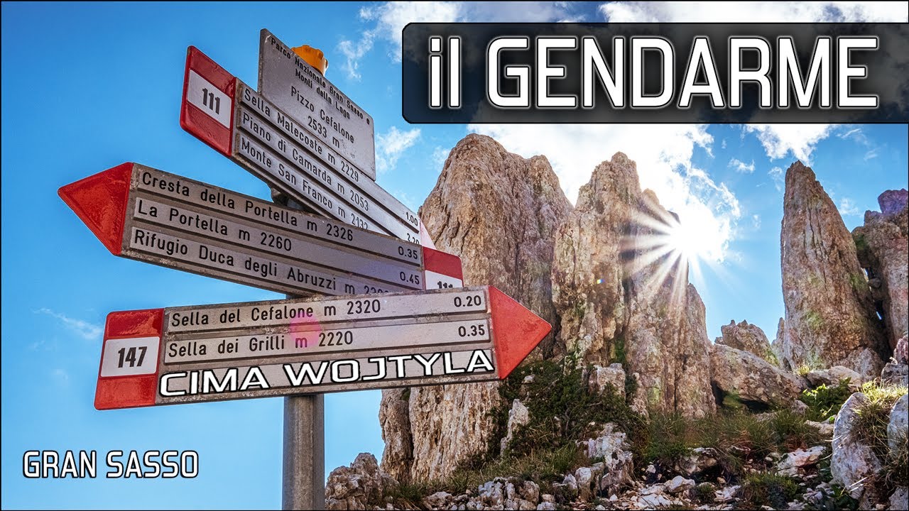 Gran Sasso: escursione sulla cresta del Gendarme delle Malecoste o Cima Papa Giovanni Paolo II