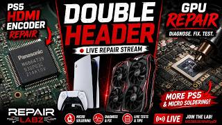 LIVE PS5 No Signal Repair – HDMI Encoder Replacement & Full Diagnosis
