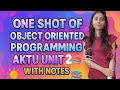 Oop with Java 🔥unit 2| with notes|aktu 4th sem oop|notes|easyexplanation| in hindi #oop #java #notes