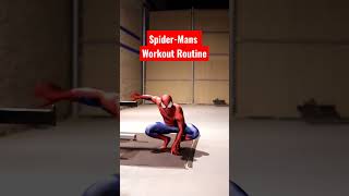 SPIDER-MAN'S WORKOUT ROUTINE. #fitness #superhero #exercise #fitness #fit #gym #marvel #spiderman