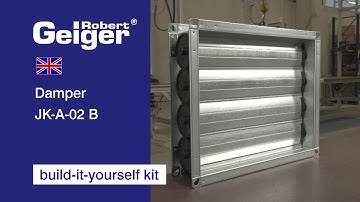 Damper JK-A-02 B – Instruction from the Robert Geiger Technische Bauteile GmbH