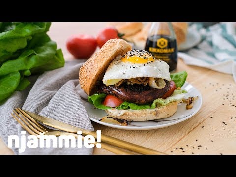 Vegetarische Portobello Burger Recept - njammie!